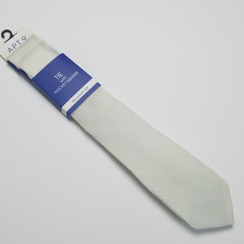 Men's Tie with Pocket Square Occasion Set